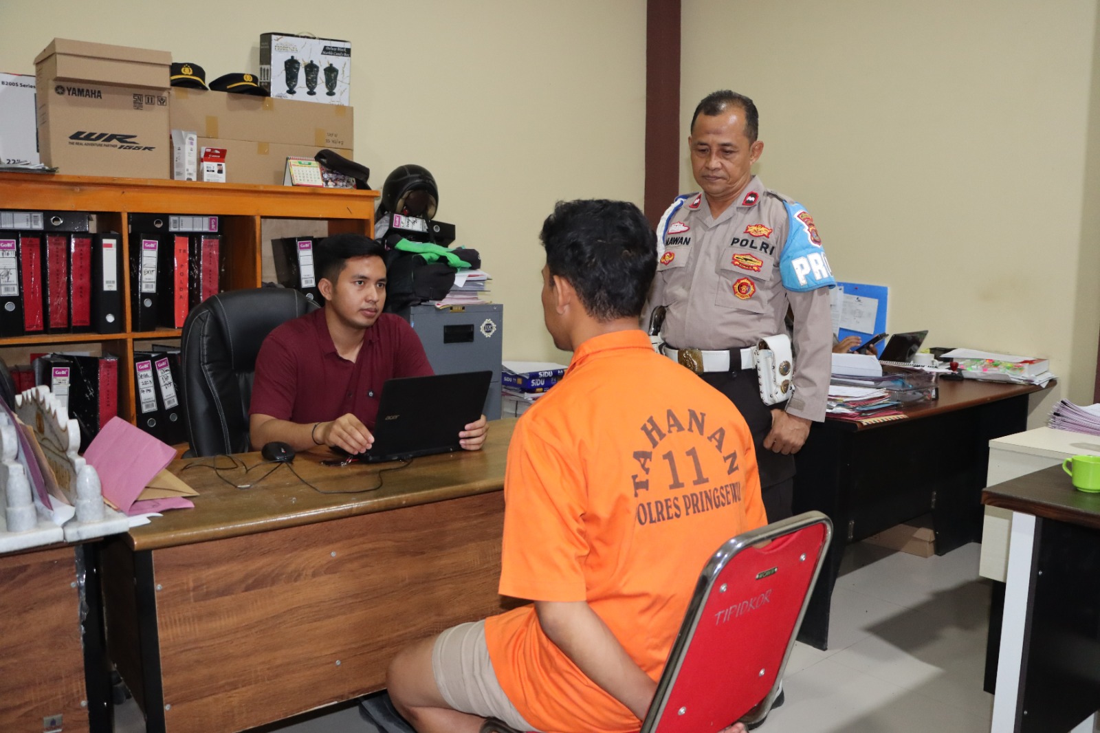 Warga Cilegon Bobol Alfamart Diringkus Tim Khusus Anti Bandit 308 Presisi Polres Pringsew