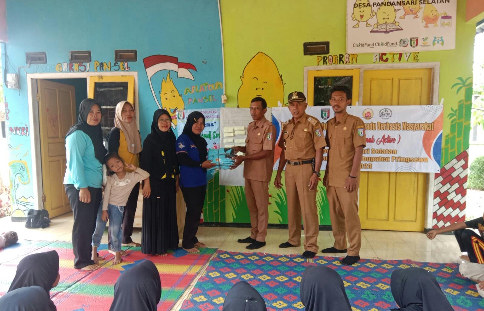Pekon Pandansari Selatan Laksanakan Kegiatan Pelatihan dan Pembagian Seragam PATBM