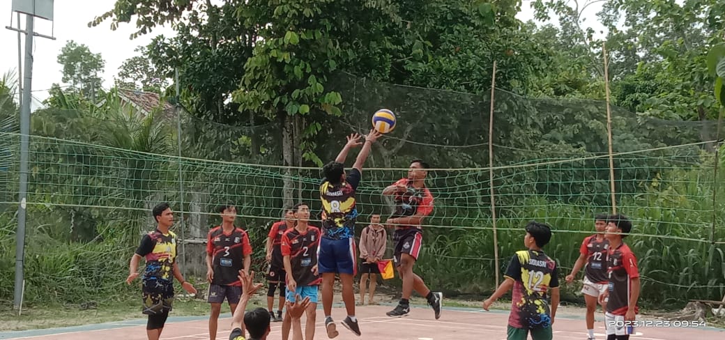 Pererat Persaudaraan Dan Jalin Silaturahmi, Desa Sidoasri Gelar Turnamen Volly Ball Antar Dusun