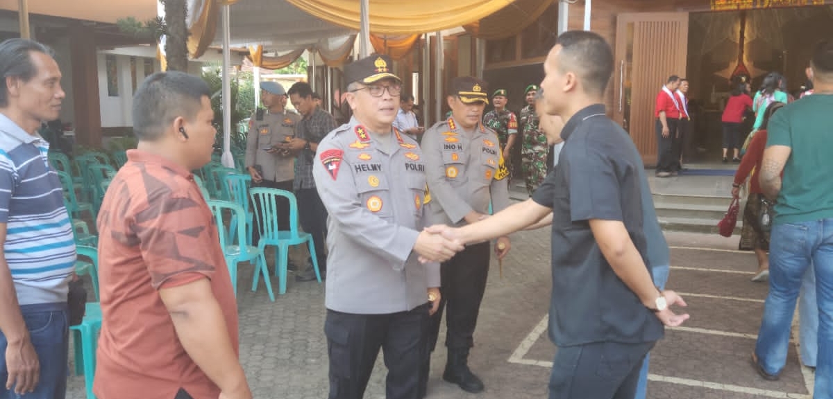 Kapolda Lampung Cek Persiapan Pengamanan Gereja untuk Pastikan Perayaan Natal Kondusif