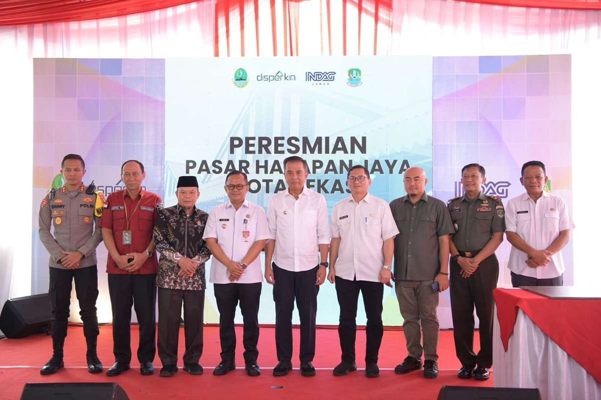 Bey Machmudin Resmikan Pasar Harapan Jaya Revitalisasi Tahap Kedua Komitmen Sejahterakan Pedagang, Buat Nyaman Masyarakat