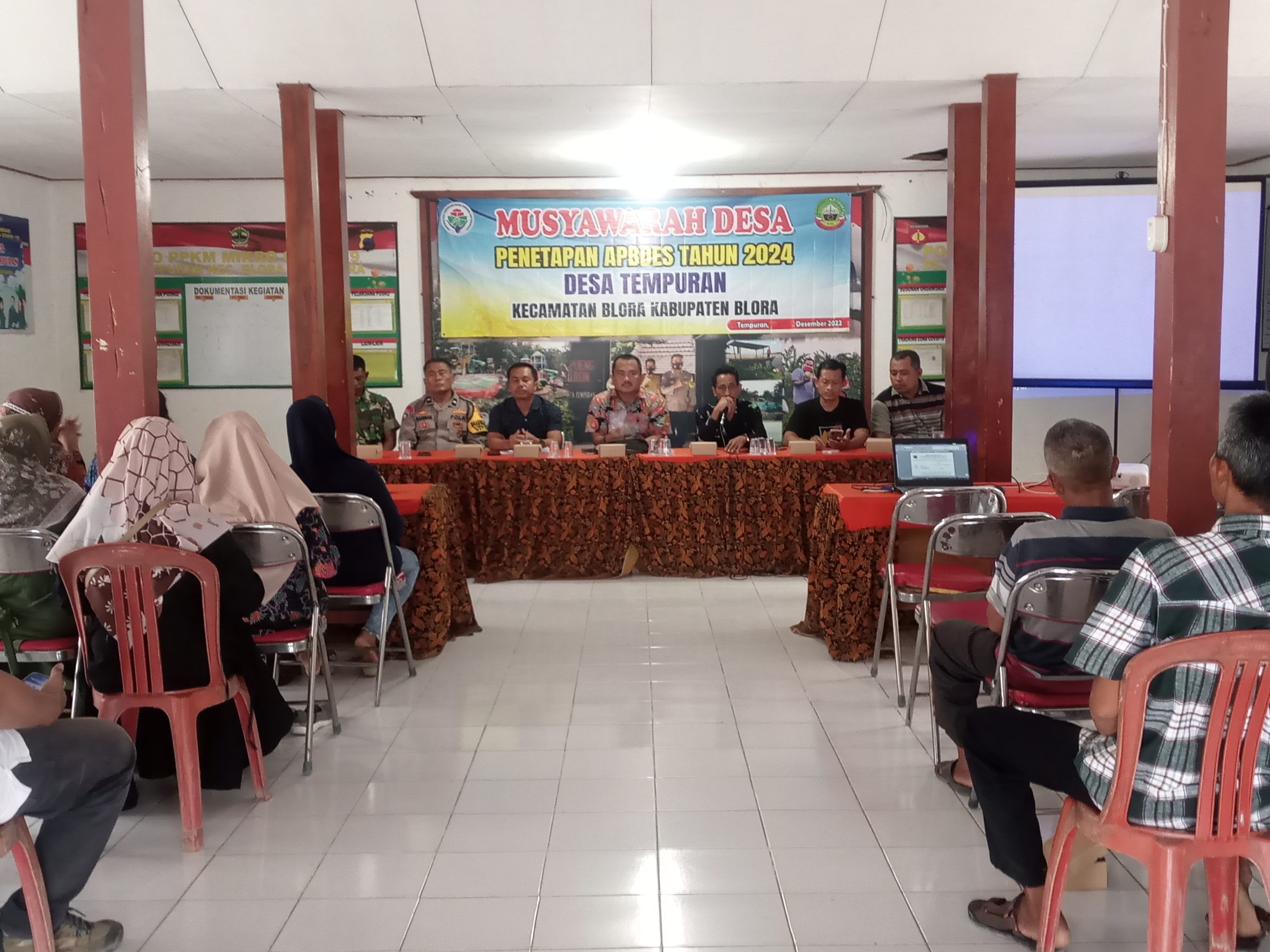 Musdes TA 2024 Desa Tempuran Prioritaskan Ketahanan Pangan Dan Kemiskinan Extrim