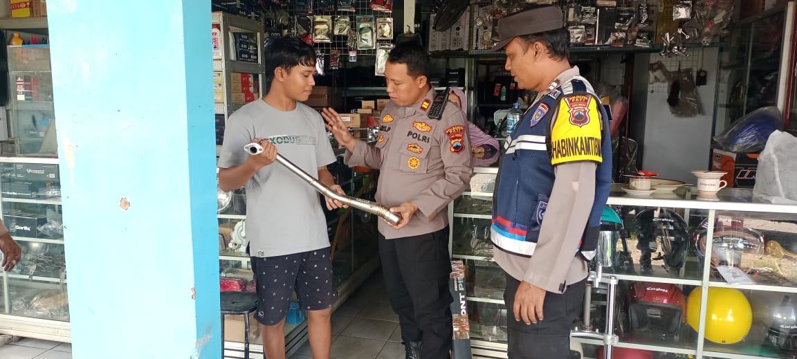 Knalpot Brong atau Bising Dibrantas Total, Kini Kapolsek Tayu Turun