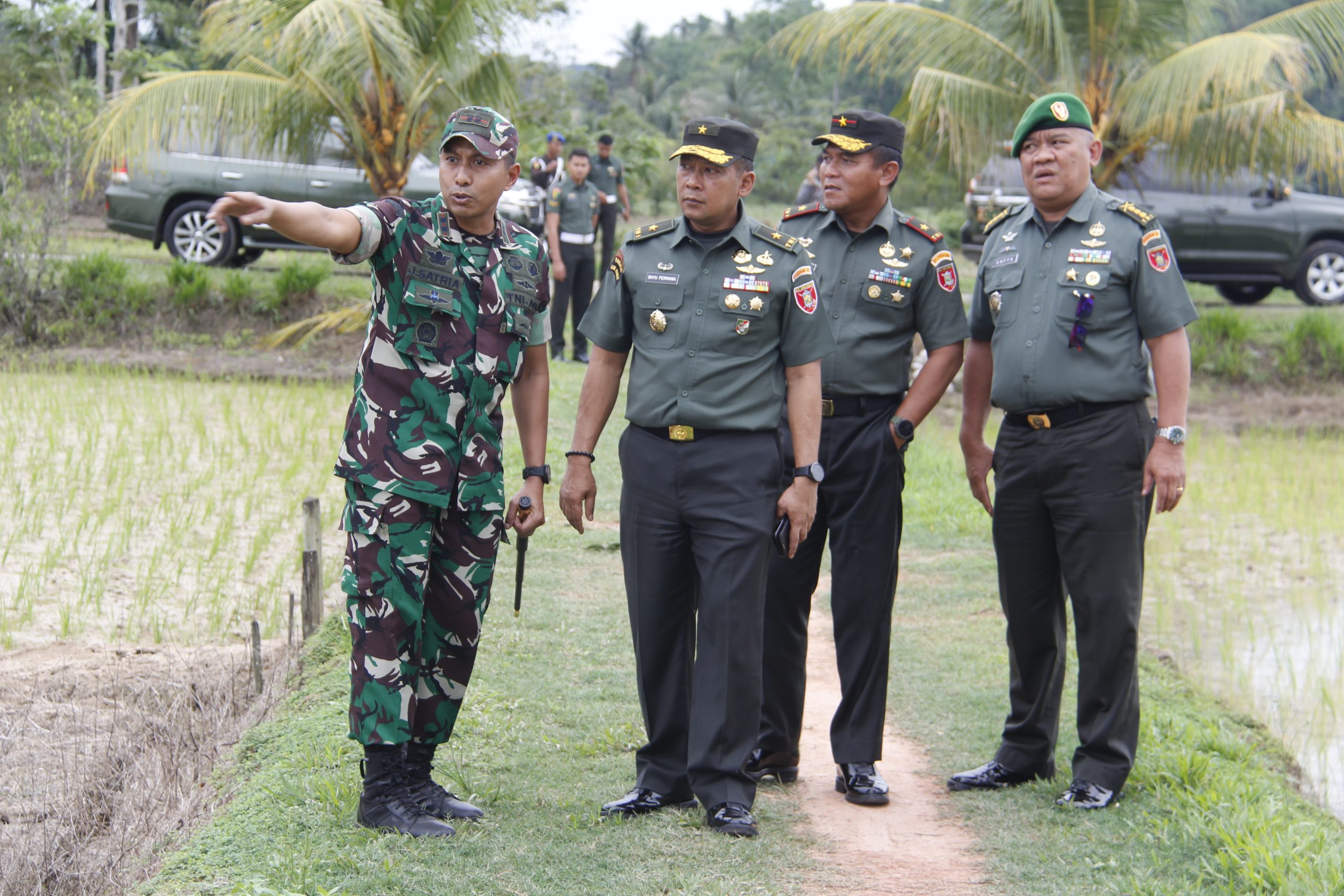 Kasdam VI/Mlw Tinjau Kesiapan Sumur Bor Kodim 0906/Kkr