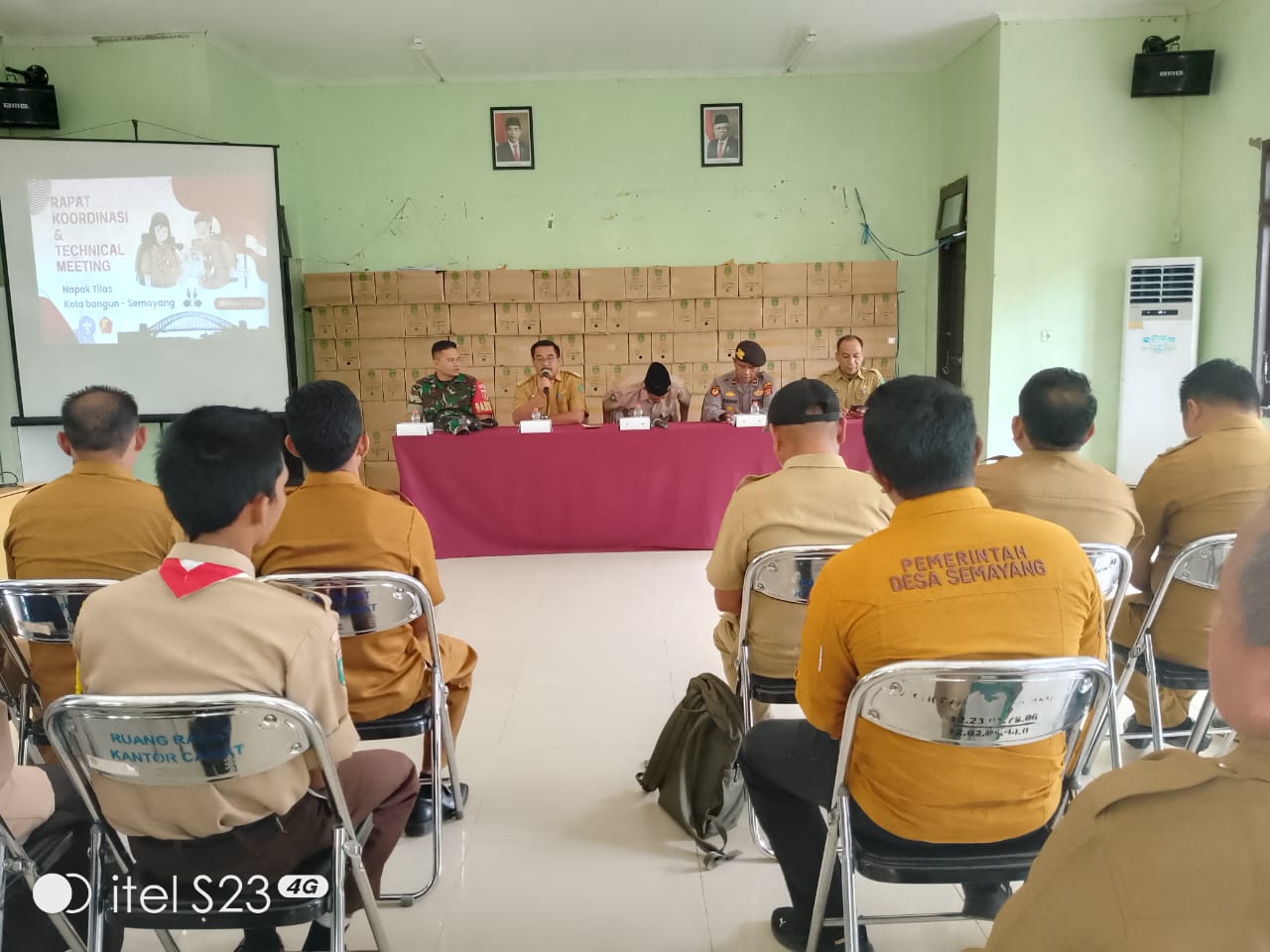 Melalui Rapat Koordinasi Dan Technikal Meeting Napak Tilas, Babinsa Koba Ilir Berikan Motivasi Pada Generasi Muda