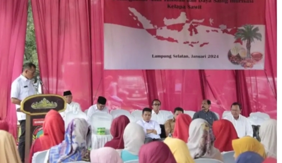 Bibit Purwanto: Lamsel Memiliki Area Tanaman Sawit Terluas di Provinsi Lampung