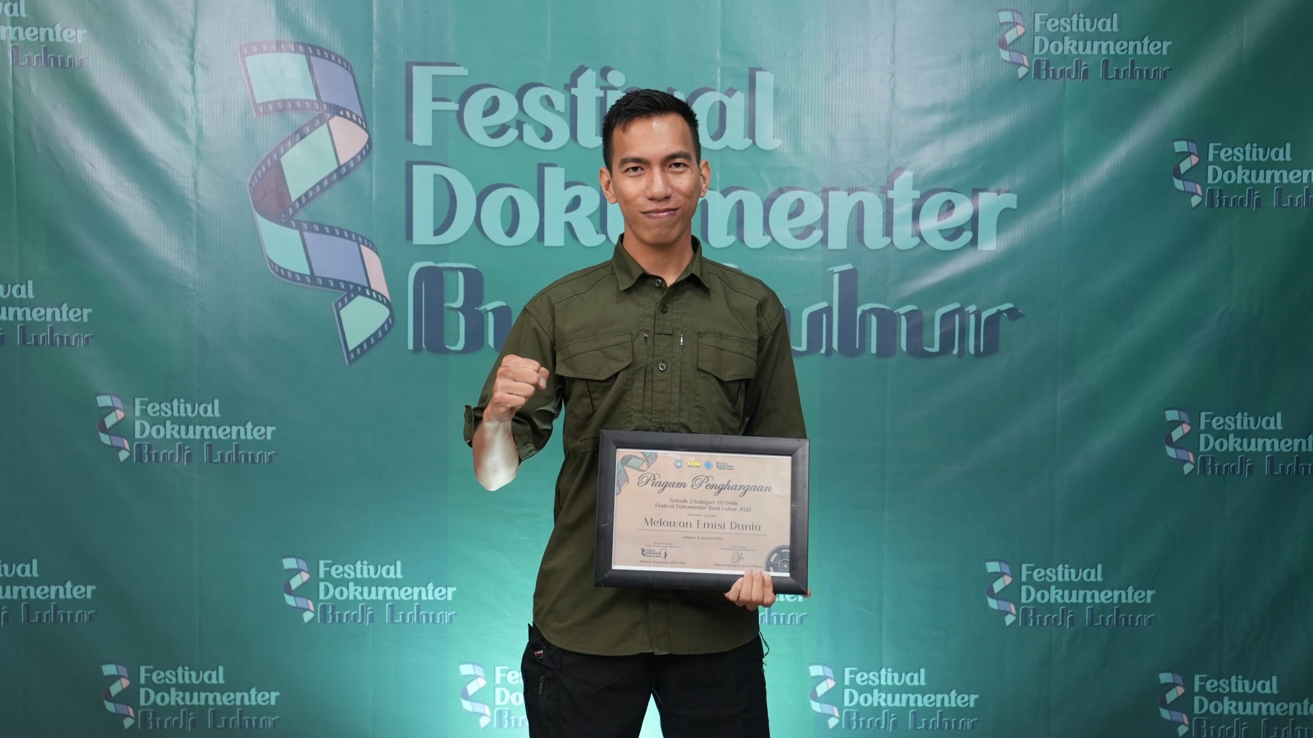 Pratu Abdurrahman Harumkan Kodam VI/Mulawarman, Juara Festival Film Nasional Dokumenter Budi Luhur