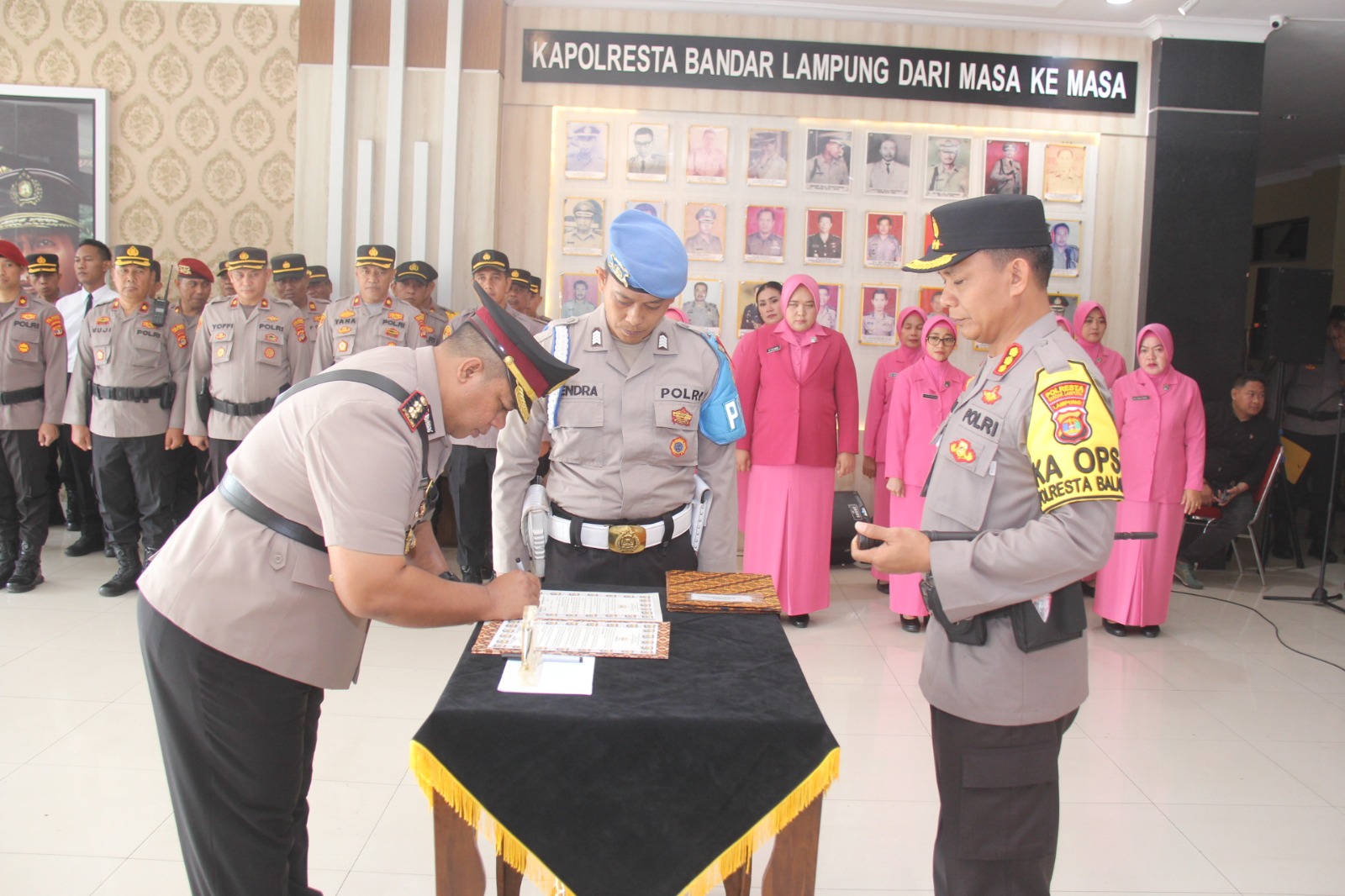 AKBP Erwin Irawan Dilantik Sebagai Waka Polresta Bandar Lampung