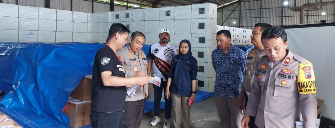 Polisi Pantau Logistik Pemilu 2024
