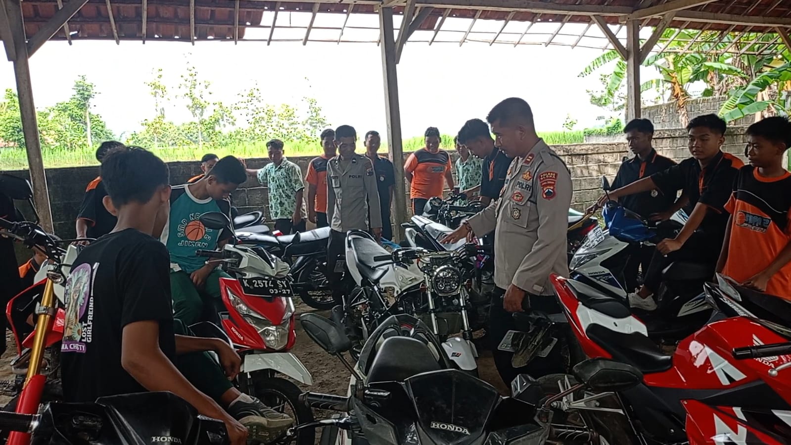 Polsek Jiken Sosialisasi Larangan Knalpot Brong di Sekolah