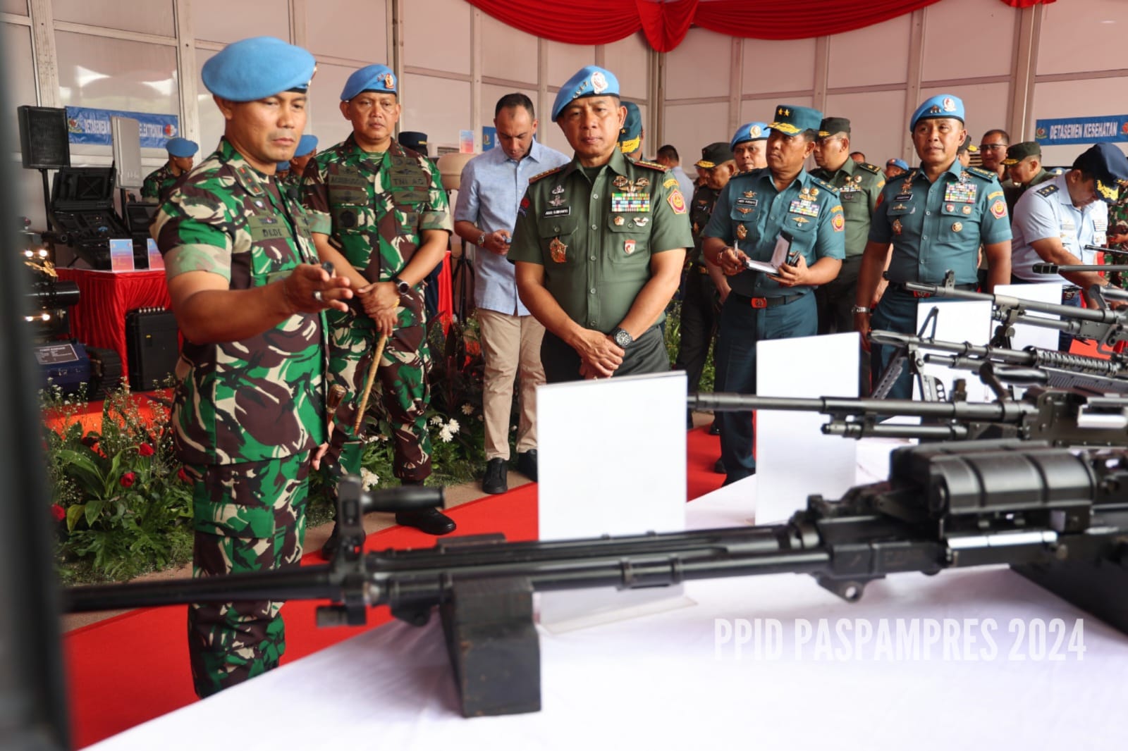 Panglima TNI Cek Kesiapan Pasukan Pangamanan Presiden