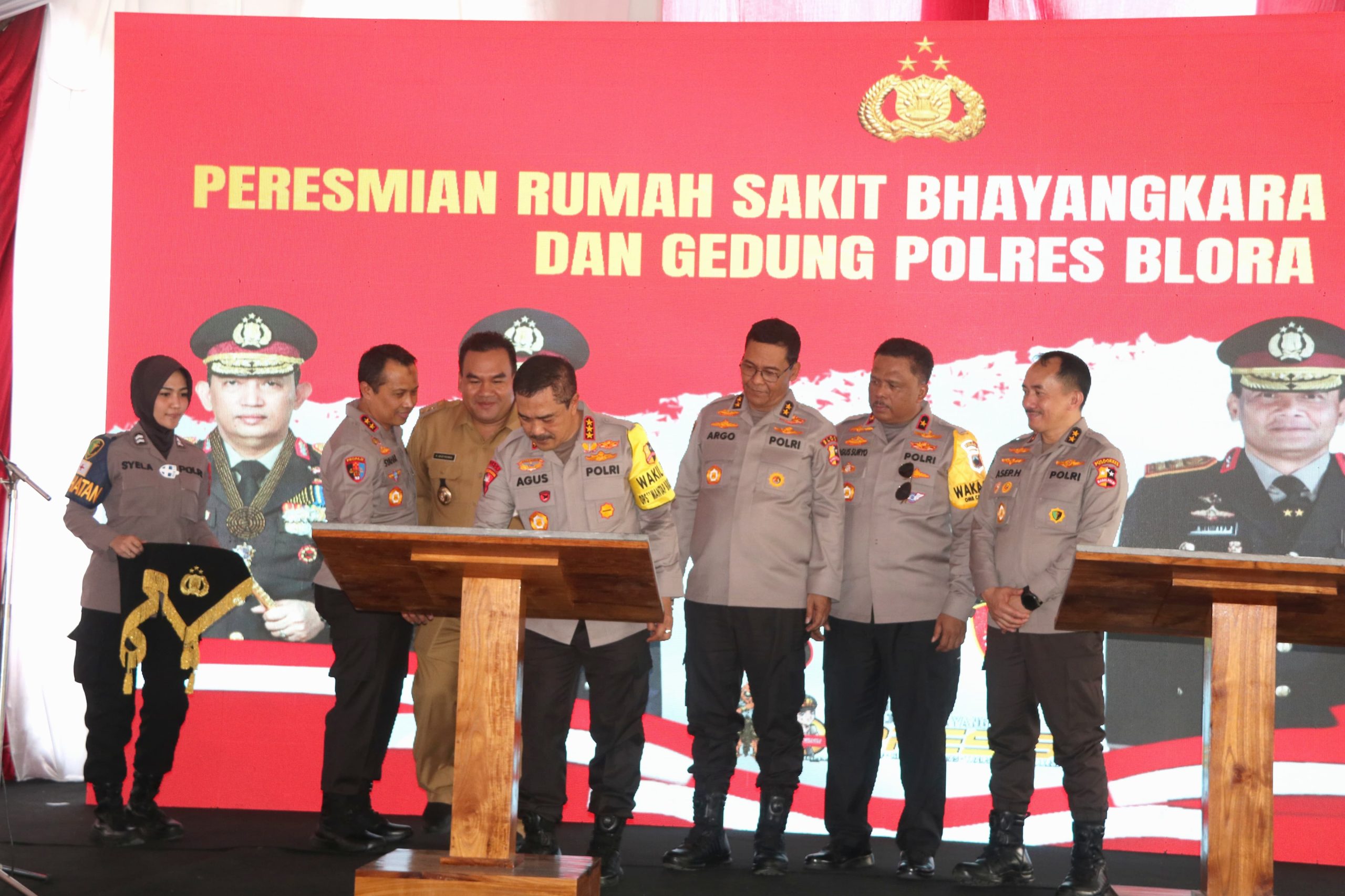 Wakapolri Resmikan Rumah Sakit Bhayangkara Blora