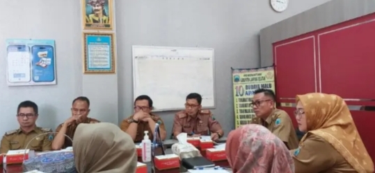Antisipasi Ketersediaan Pangan Tim Satgas Ketahanan Pangan Lamsel Gelar Rakor