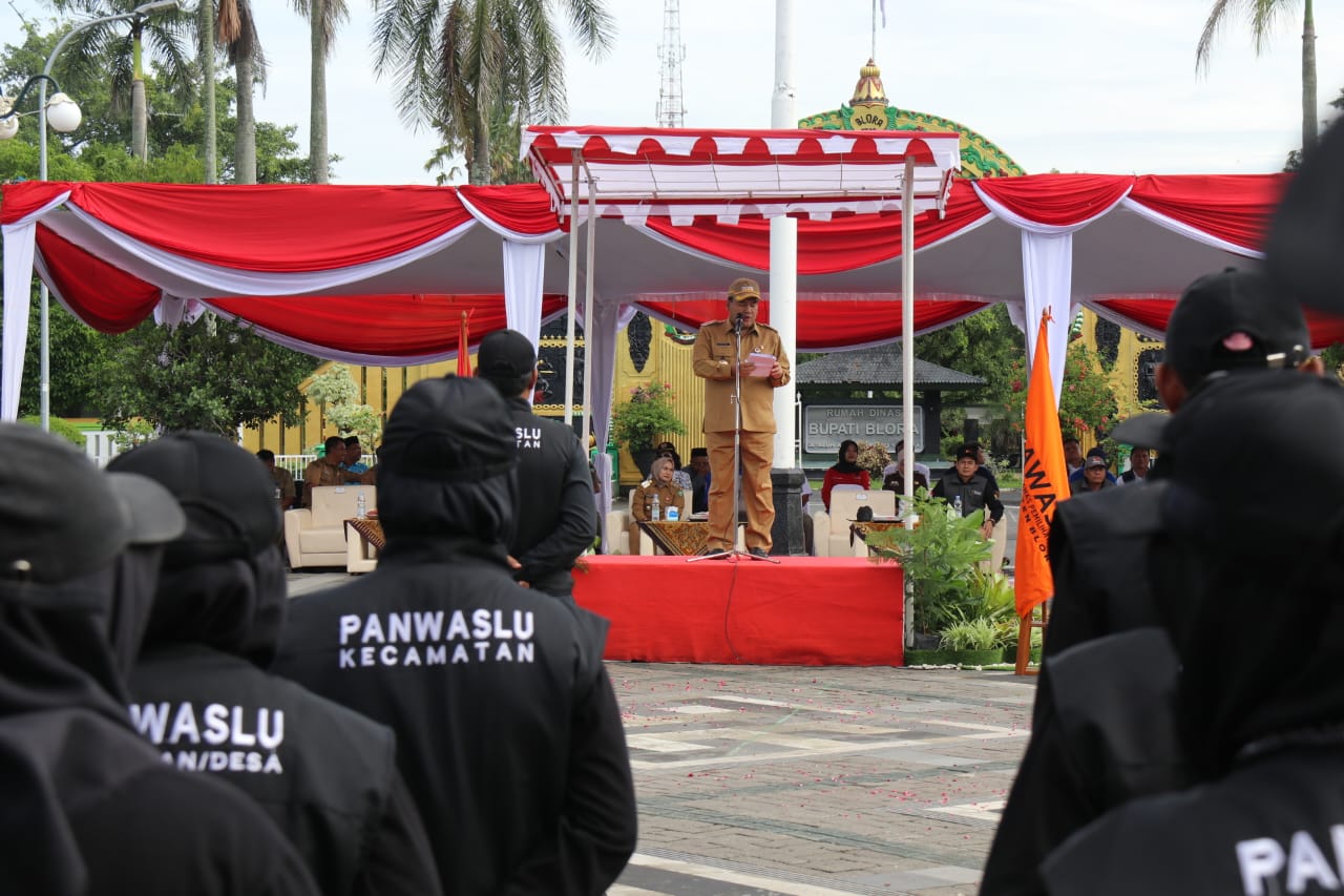 Apel Siaga Pemilu, Bupati Blora Ingatkan Pentingnya Peran Pengawasan