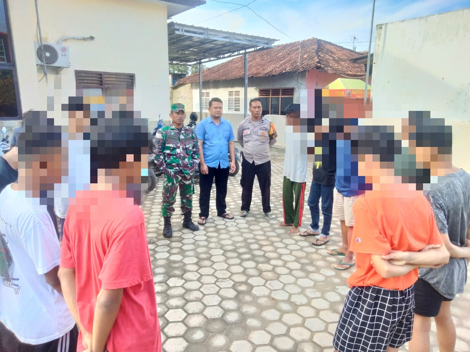 Diduga Terlibat Tawuran Belasan Pelajar Diamankan Polres Lampung Timur