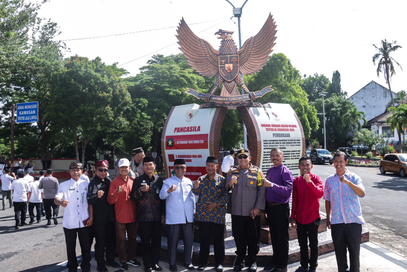 Pemkab Lamsel Apresiasi Launching Kelurahan Pemilu Damai 2024