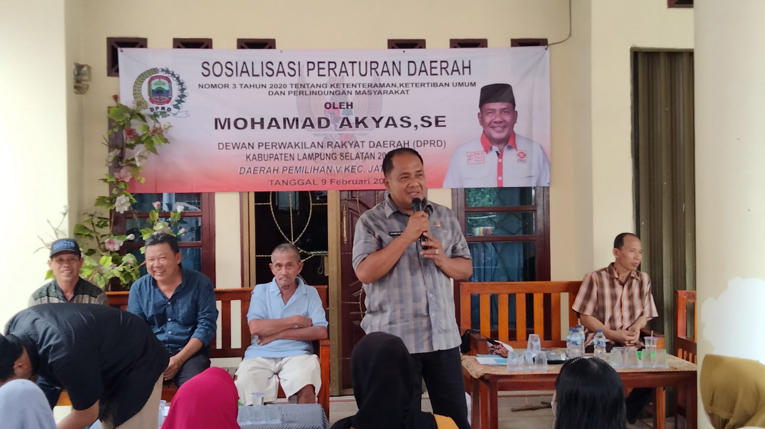 Melalui Perda No 3 Tahun 2020 M Akyas Ajak Masyarakat Jaga Ketenteraman dan Ketertiban Umum