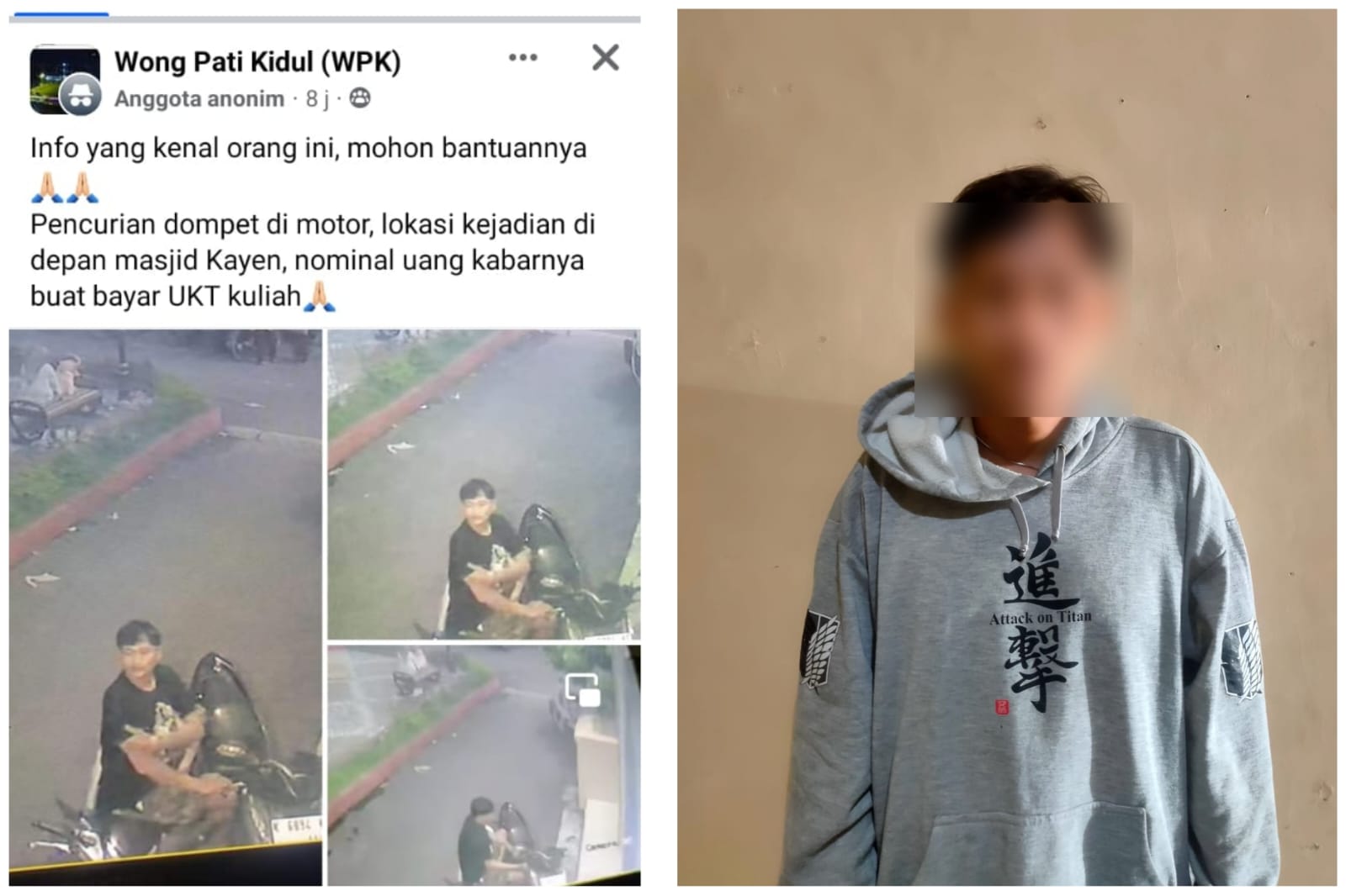 Pelaku Curanmor dan Dompet Berhasil Ditangkap Polisi