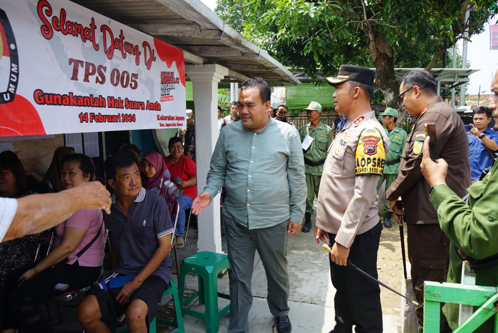 Forkompimda Blora Bersama Bawaslu dan KPU Melakukan Monitoring di Sejumlah TPS