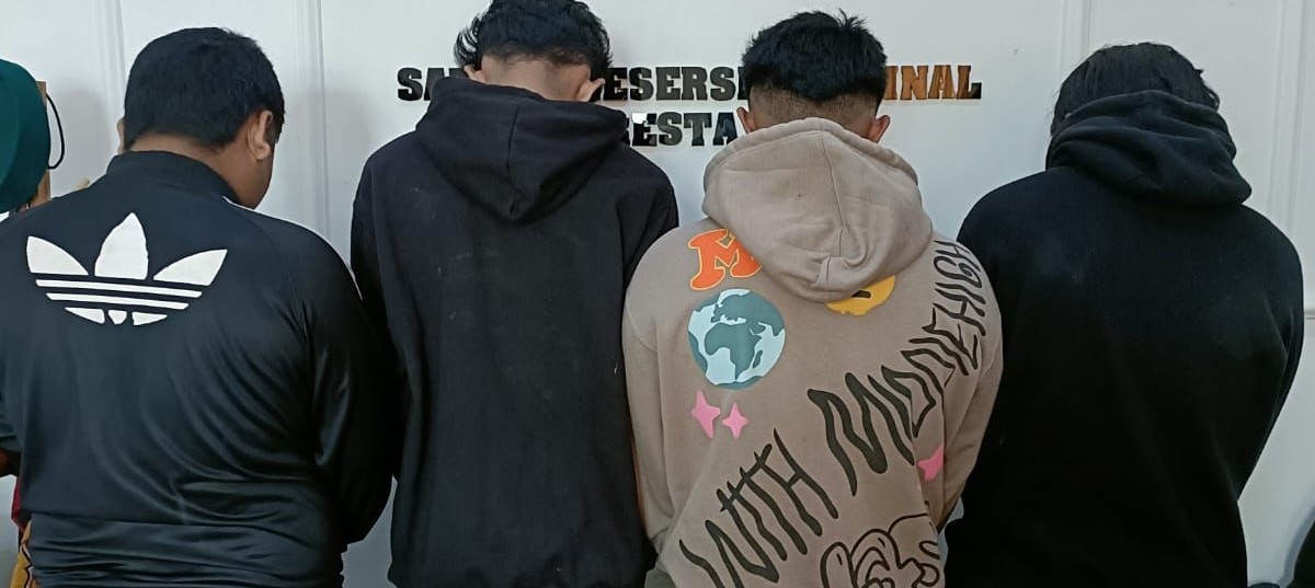 Kelompok Pemuda Hendak Tawuran Berhasil di Cegah Polresta Pati, 11 Sajam Diamankan