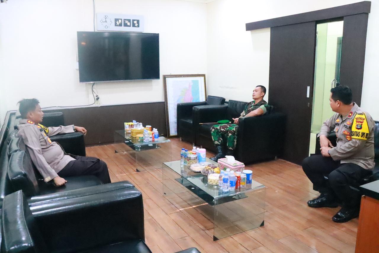 Perkuat Silaturahmi Dan Sinergitas, Kapolres Lampung Timur Terima Kunjungan Dandim 0429/Lamtim