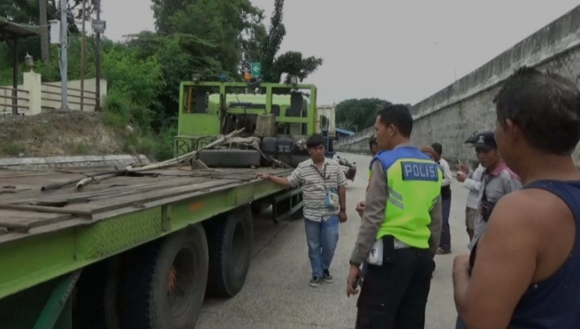 Polisi Berhasil Amankan Sopir dan Kendaraan Yang Diduga Tabrak Lari