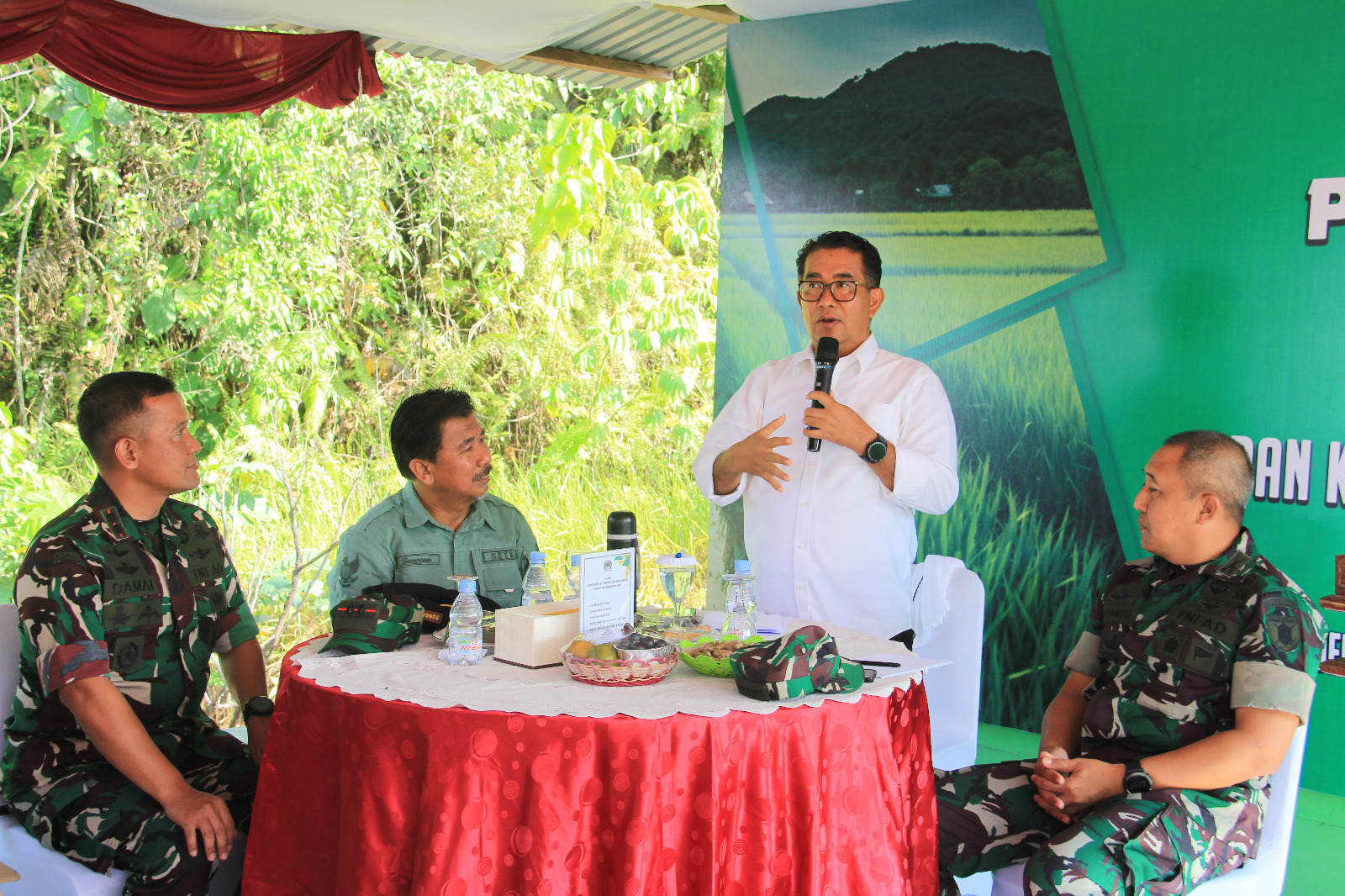 Sukseskan Program Ketahanan Pangan, Kodim 0906/Kkr Siap Berkolaborasi Dengan Pemerintah Daerah