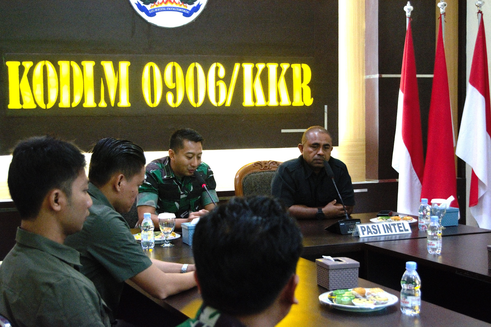 Tim Pengamanan Sinteldam VI/Mlw Kunjungi Kodim 0906/kkr