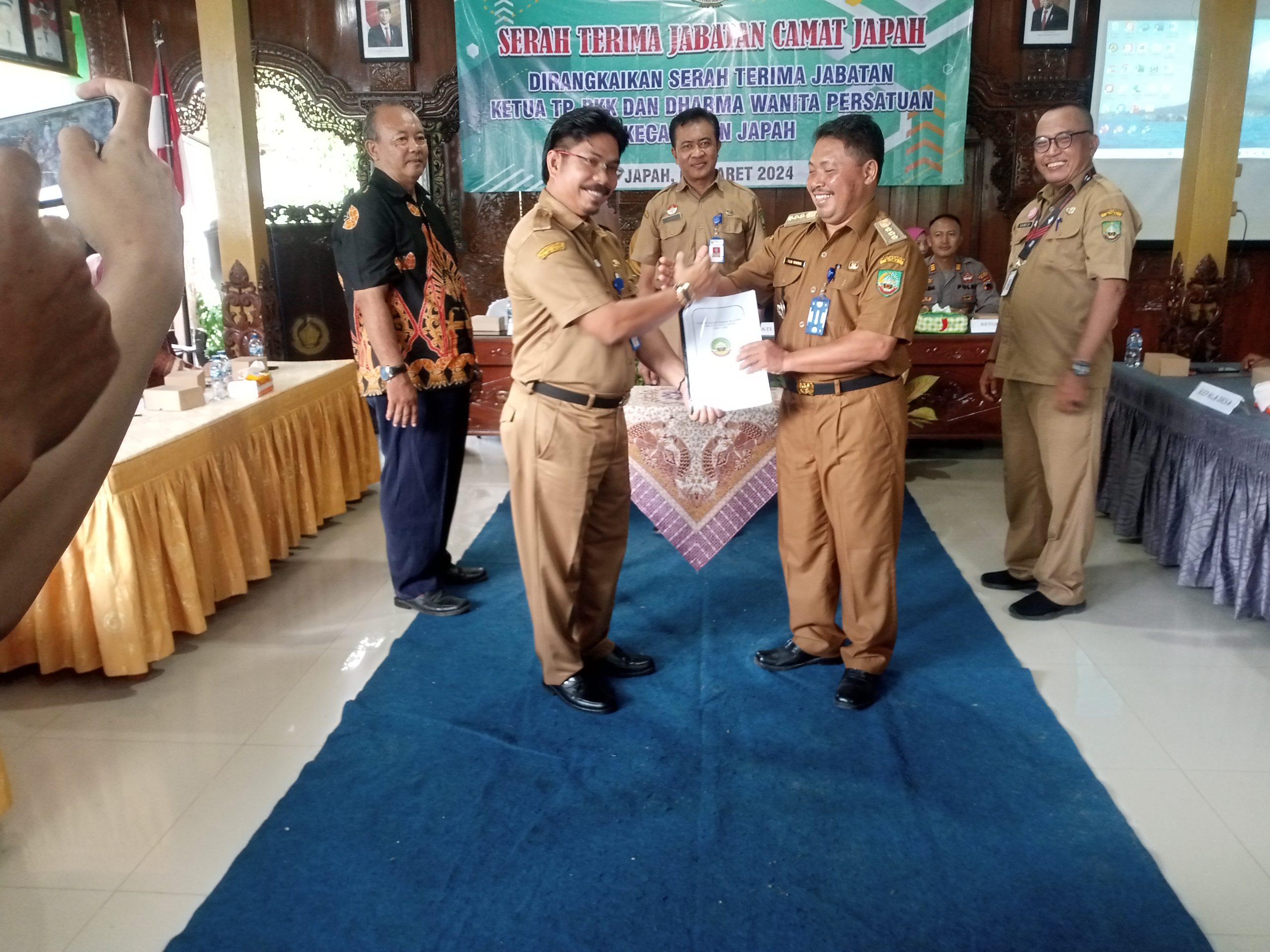 Sertijab Camat Japah Dari Sanaji Ke Tejo Yuwono 