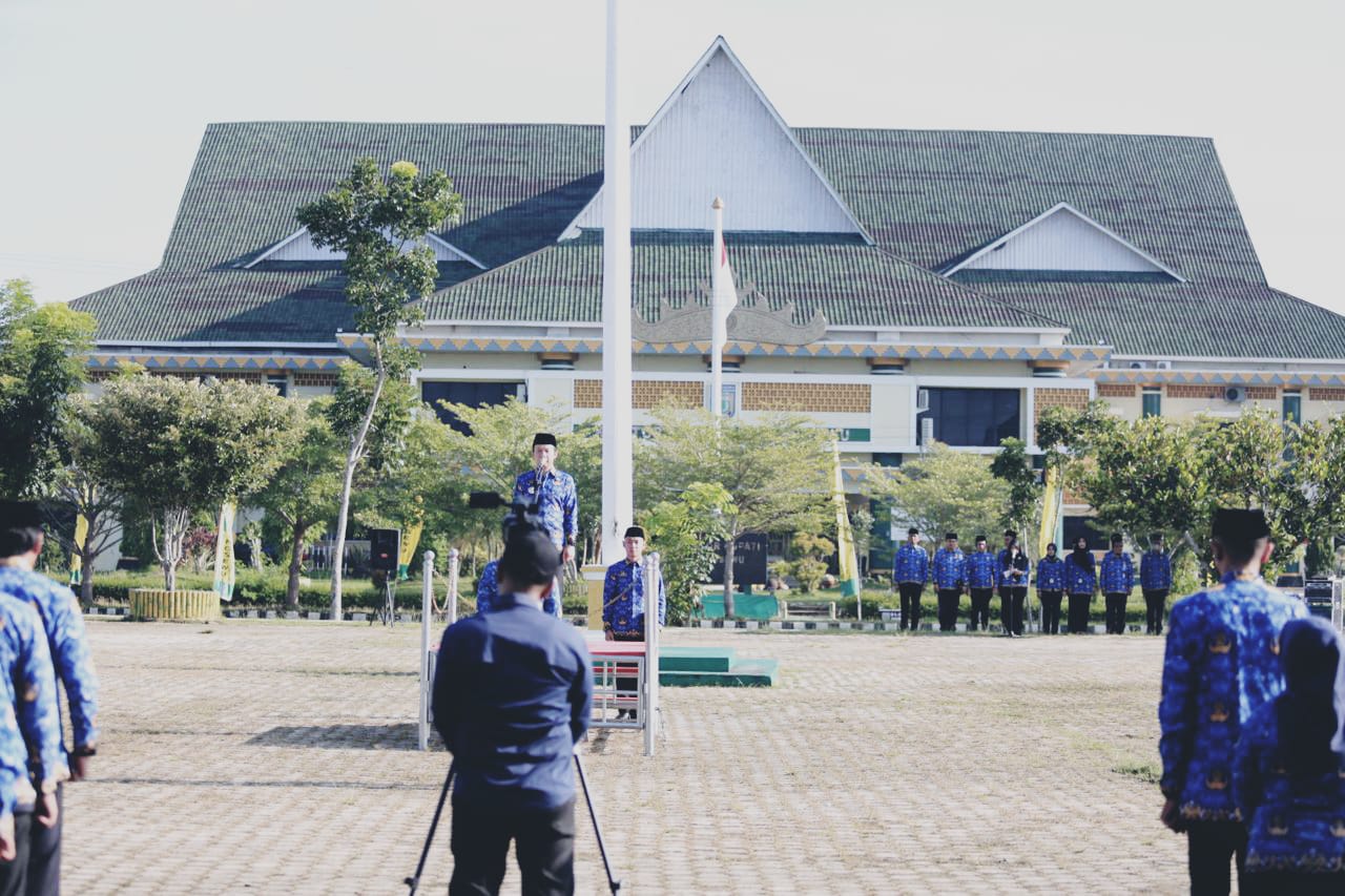 Pemkab Pringsewu Gelar Upacara HUT Ke-60 Tahun Provinsi Lampung