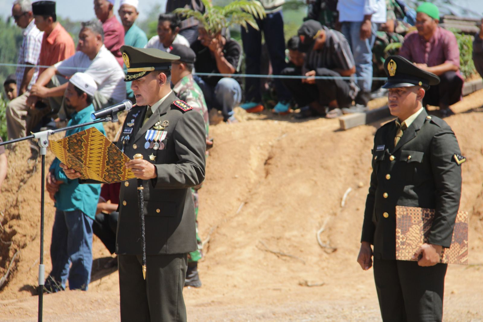 Kodim 0906/Kkr Berduka, Dandim Pimpin Upacara Pemakaman Militer Prajuritnya