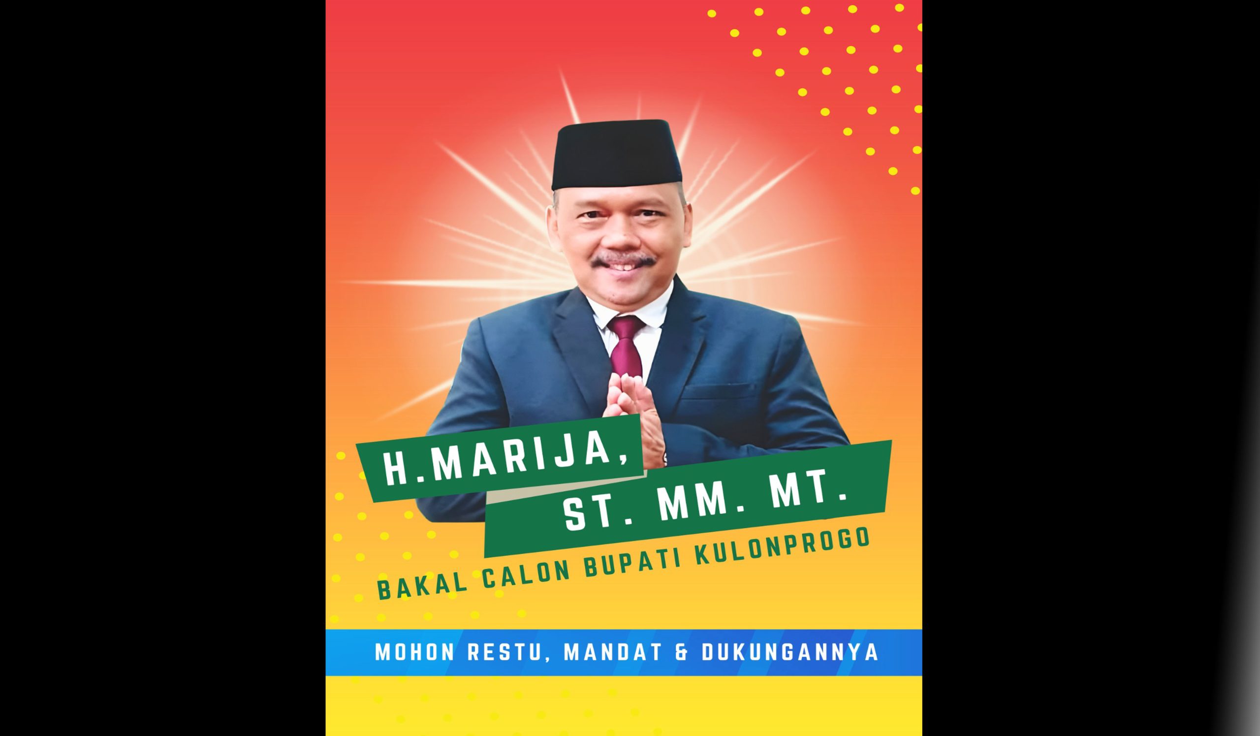 H. Marija Siap Mewakafkan Diri Maju Cabup Kulonprogo