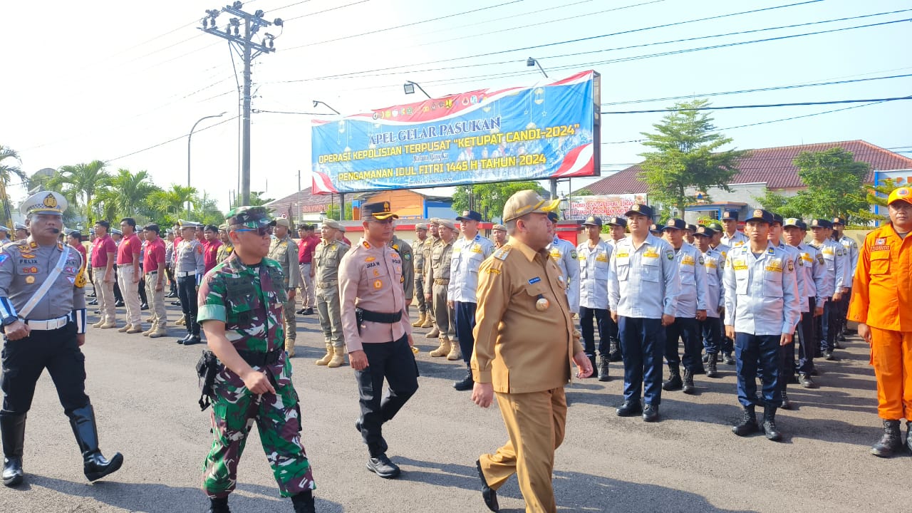 Apel Gelar Pasukan Operasi Ketupat Candi 2024 Polres Blora