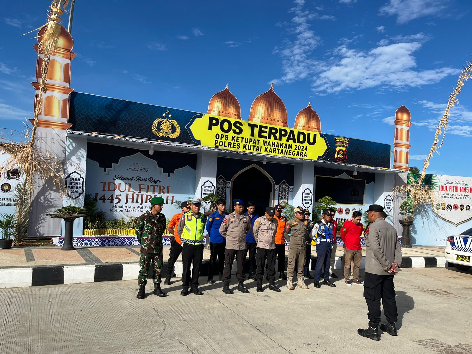 Wujud Sinergitas TNI Polri Bersama Stakeholder, Lakukan Pengamanan Jelang Lebaran