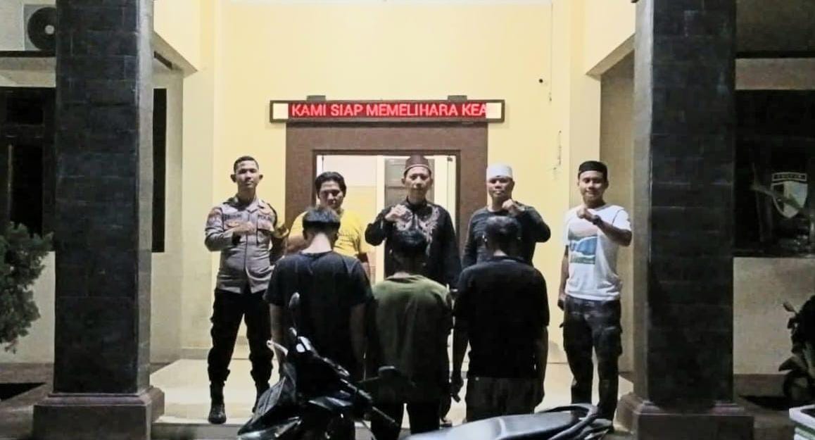 Dua Pelaku Curanmor dan Penadahnya Dibekuk Polsek Talang Padang