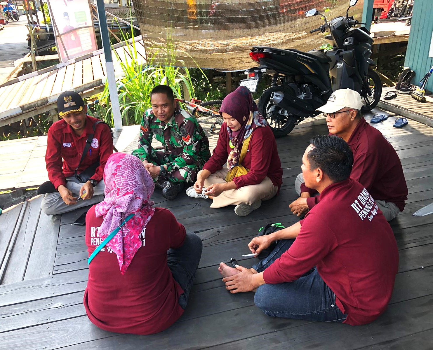 Melalui Kegiatan Komsos Babinsa Harapkan Dapat Wujudkan Kemanunggalan TNI