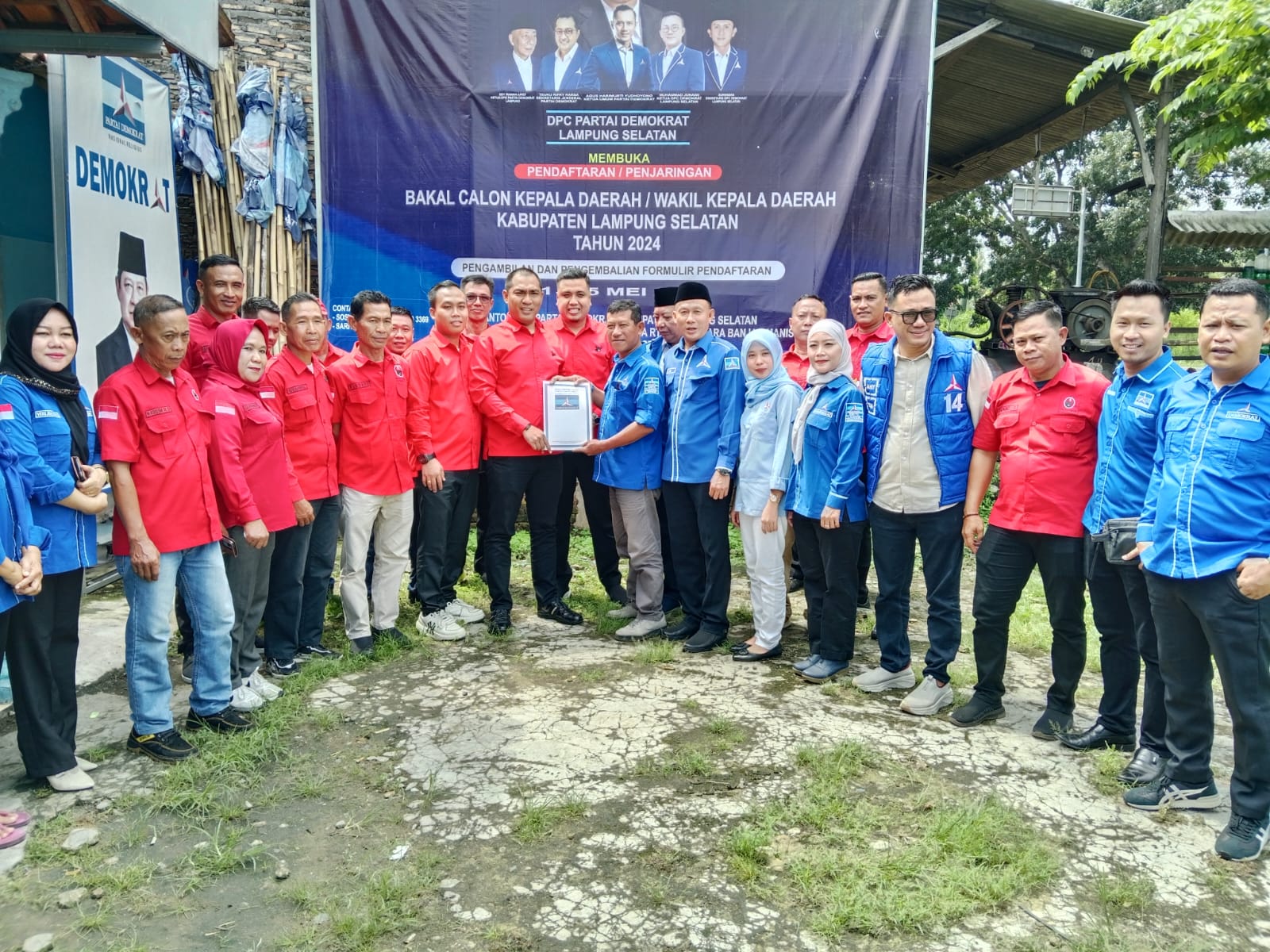 Terus Bergerak Kandidat Pilkada Petahan Sambangi Partai Demokrat
