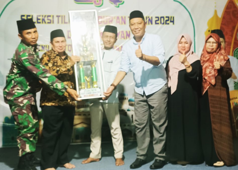 Babinsa Jembayan Hadiri Penutupan Seleksi Tilawatil Quran Ke-8 tahun 2024