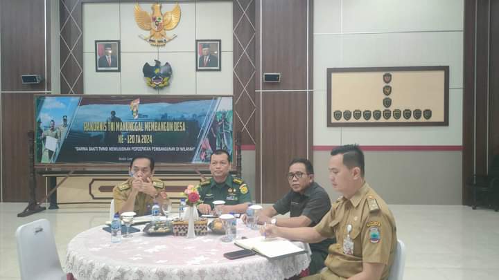 Ketua Komisi I DPRD Lamsel Hadiri Rakor Teknis TMMD Ke-120 Tahun 2024