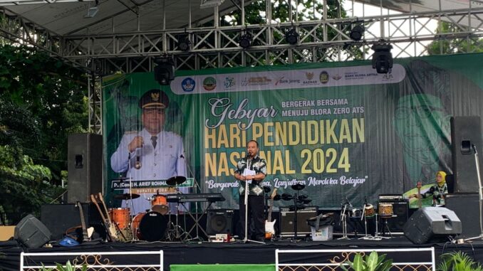 Peringatan Hardiknas 2024, Diknas Blora Gelar Gebyar Gerakan Bersama Menuju Blora zero ATS