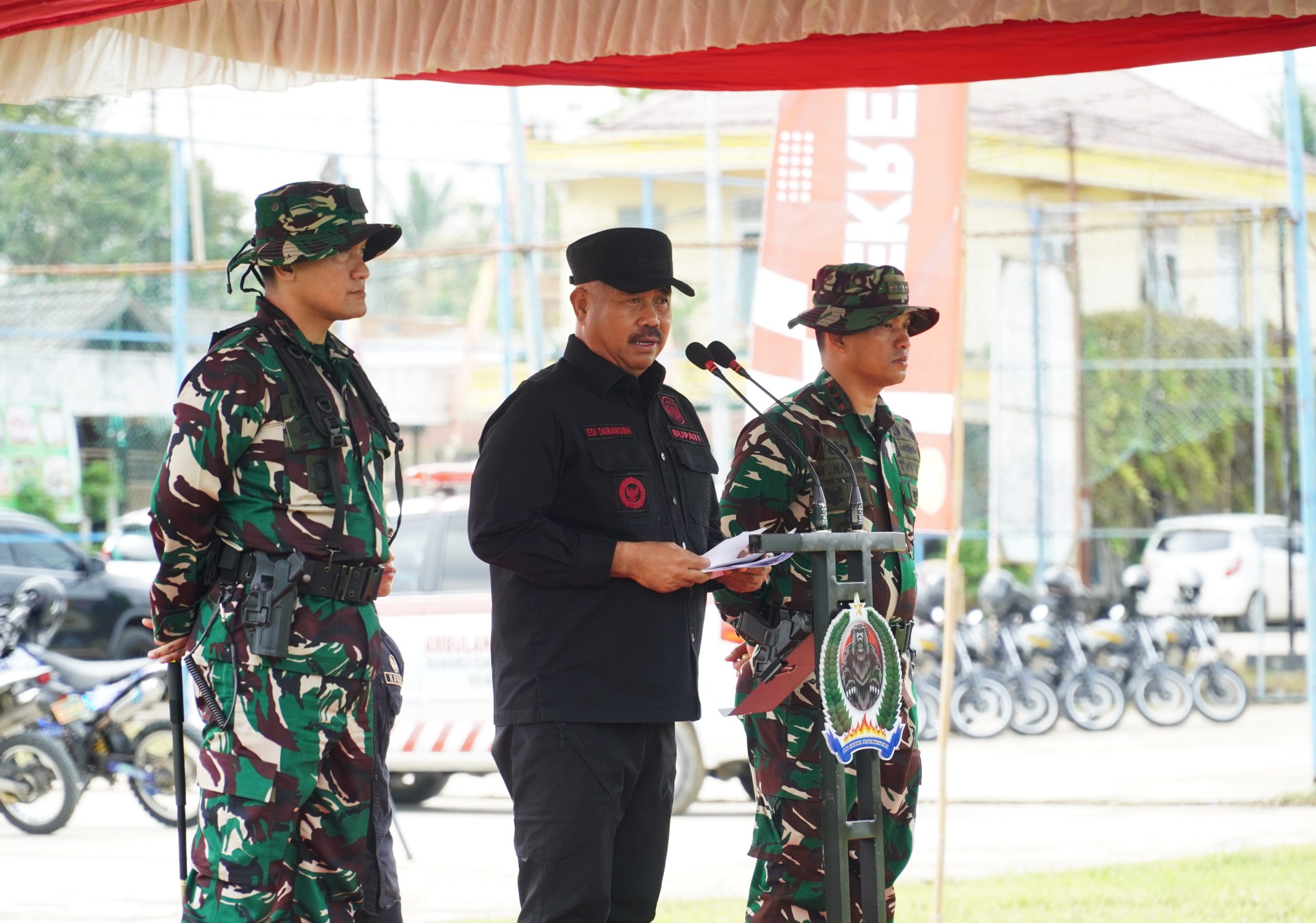 Latsitardanus XLIV di Kukar Berkolaborasi Dengan Pemerintah Daerah Melalui Kegiatan Karya Bhakti TNI