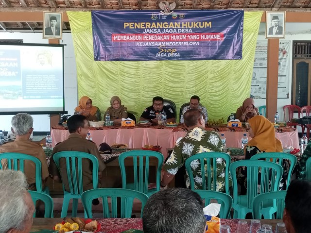 Kejaksaan Negeri Blora Mengajak Desa Meningkatkan Kesadaran Hukum Seluruh Perangkat Desa