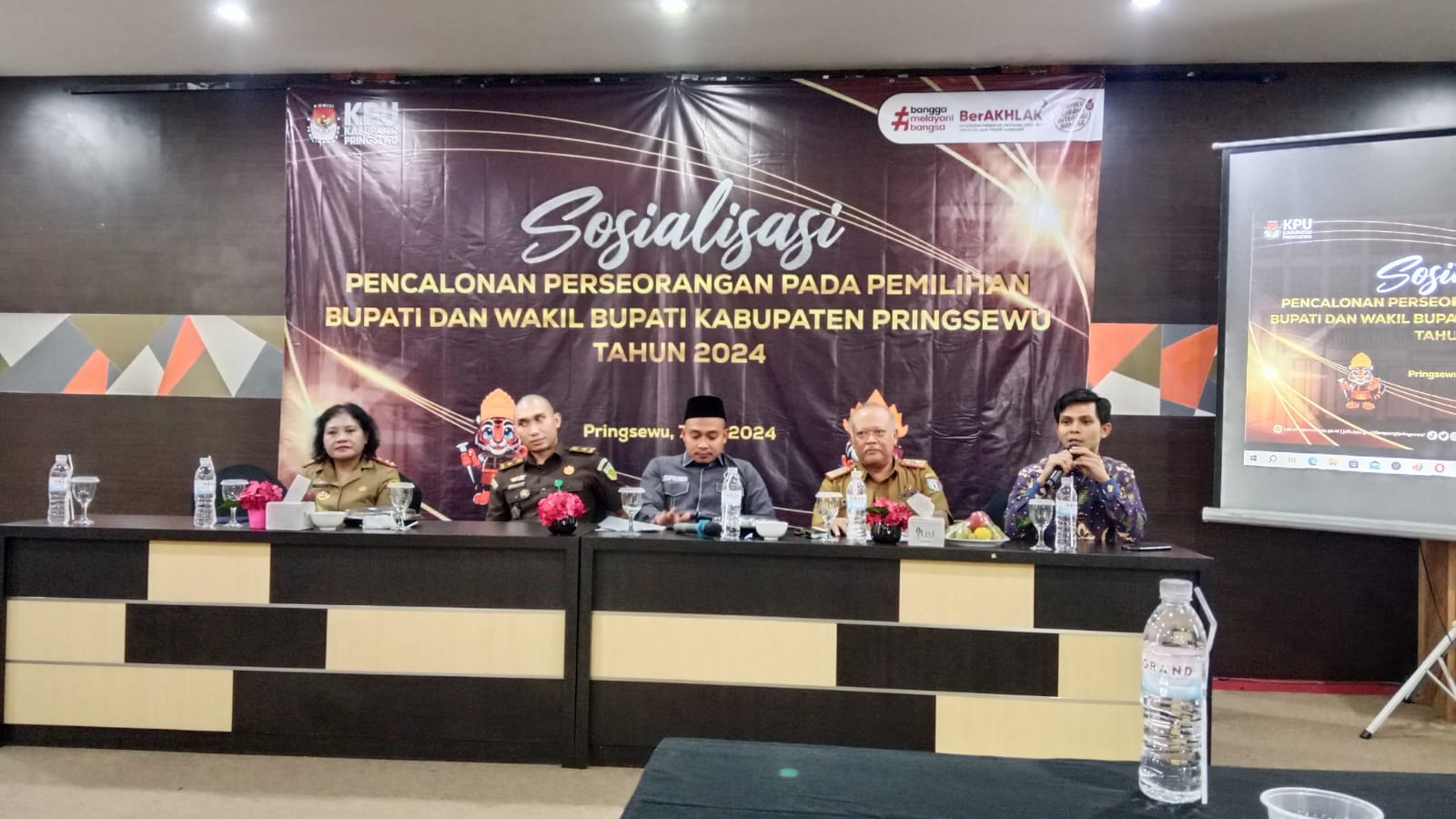 KPU Sosialisasi Pencalonan Perseorangan Pada Pemilihan Bupati dan wakil 2024