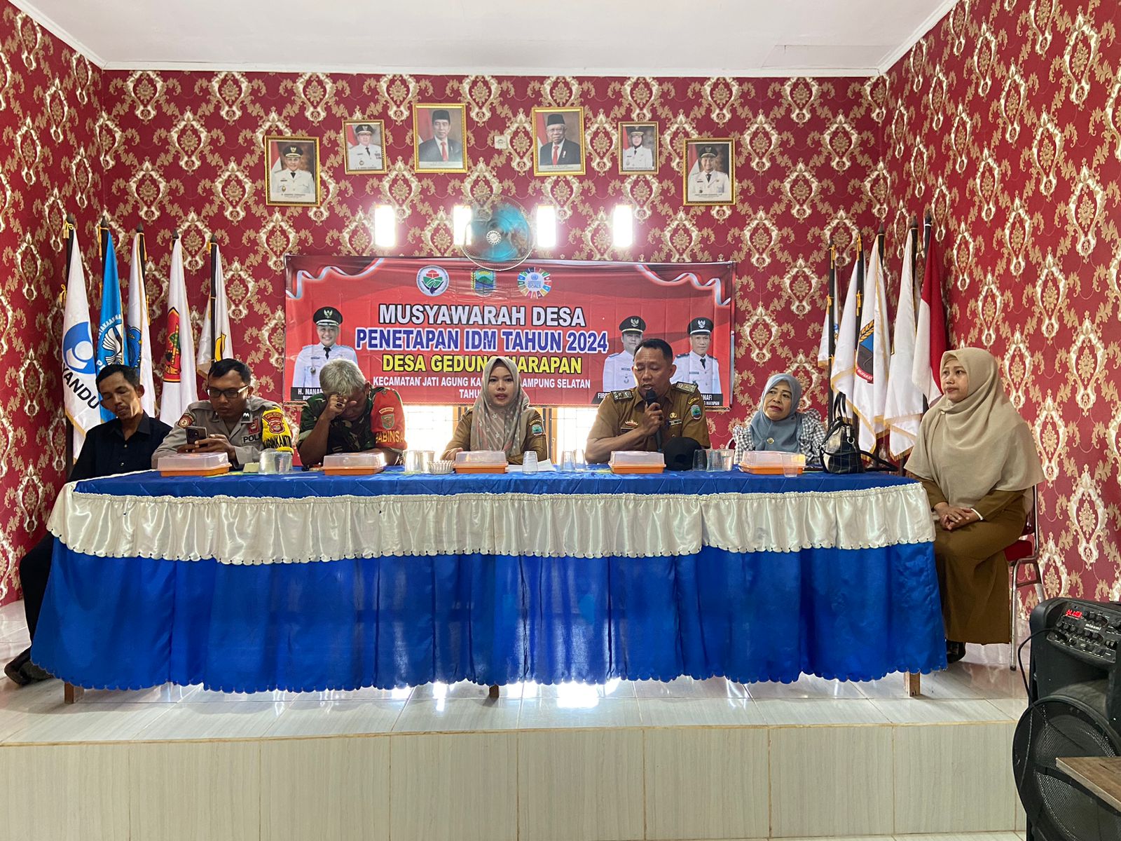 Pemdes Gedung Harapan Tetapkan IDM 2024