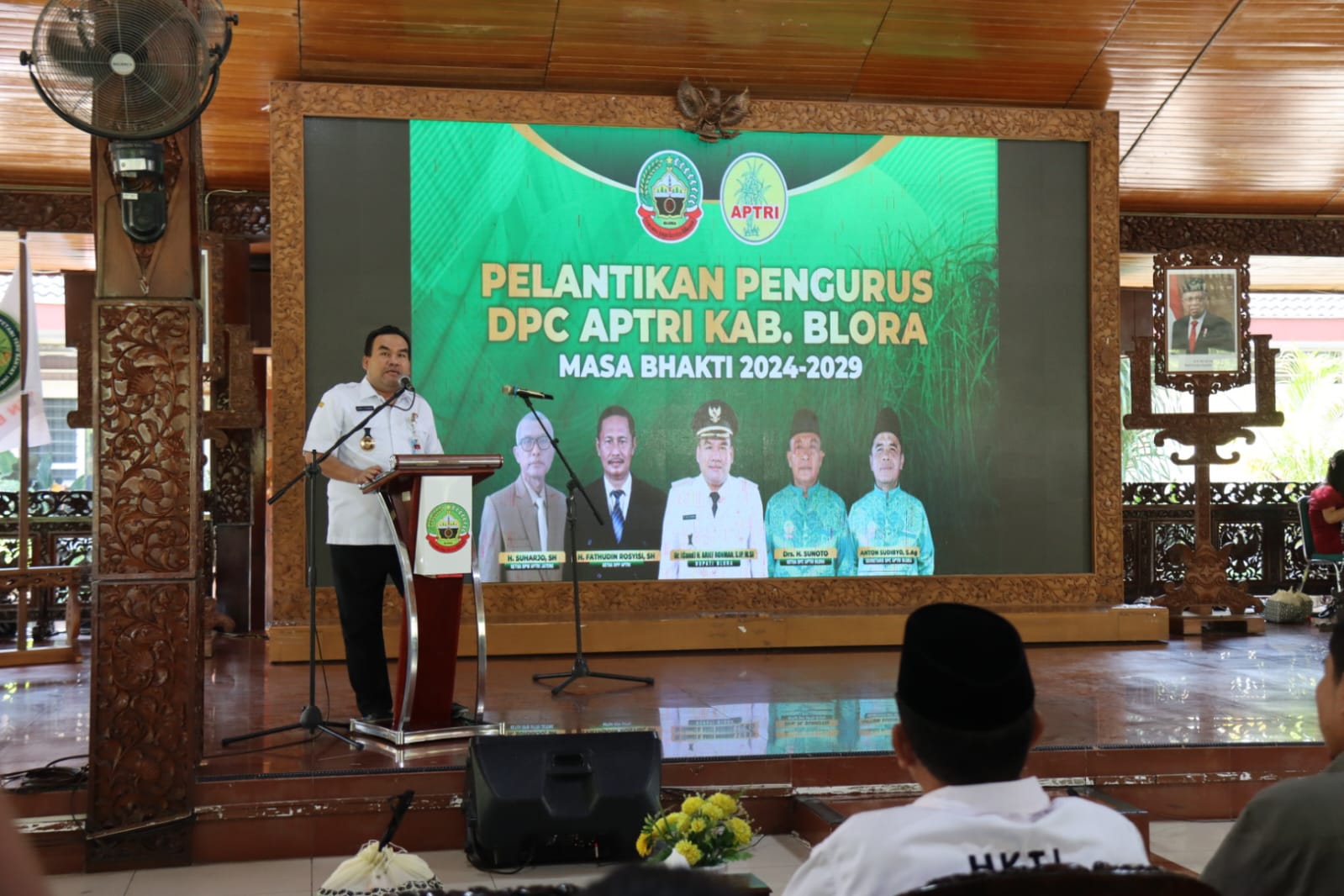 Bupati Blora Hadiri Pelantikan APTRI menginginkan Petani Tebu Blora