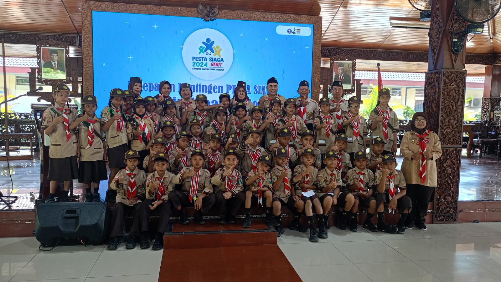 Pelepasan Kontingen Pesta Siaga Regional I Semarang dan Pati