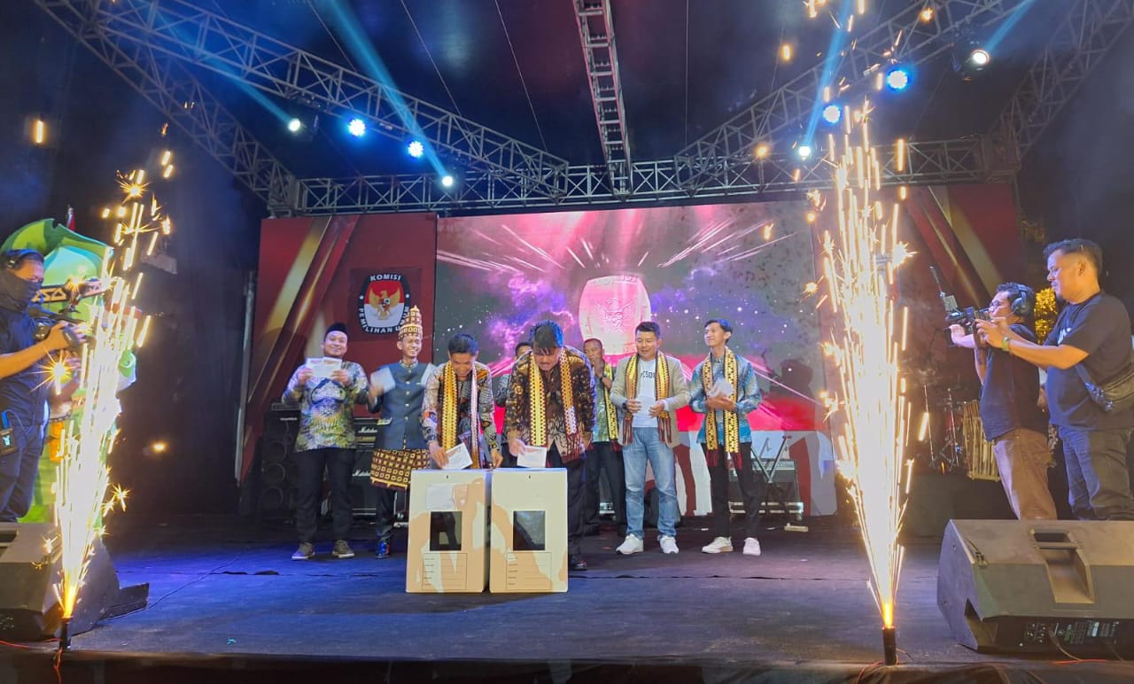 KPU Pringsewu Luncurkan Maskot dan Jingle Dipemilu 2024