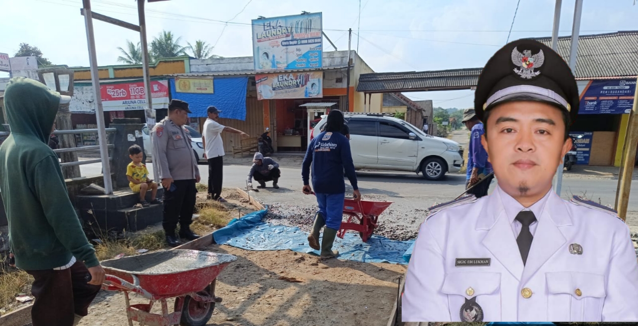 Tingkatkan Ketahanan Pangan Pemdes Sidodadi Realisasikan Pembangunan Jalan Usaha Tani
