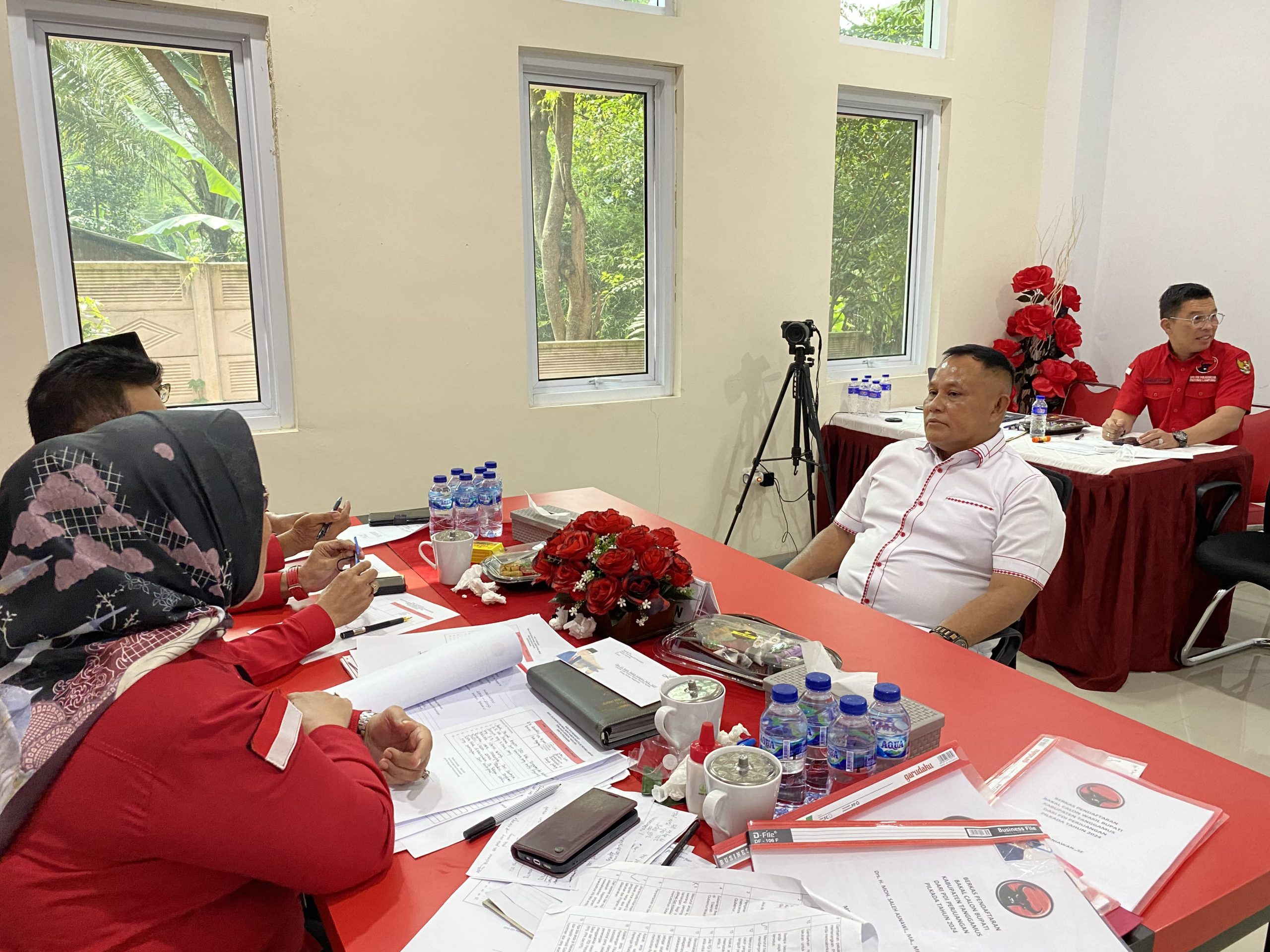Ketua DPC PDI Perjuangan Kabupaten Lampung Selatan Nanang Ermanto Ikuti Pendalaman Bakal Calon Kepala Daerah