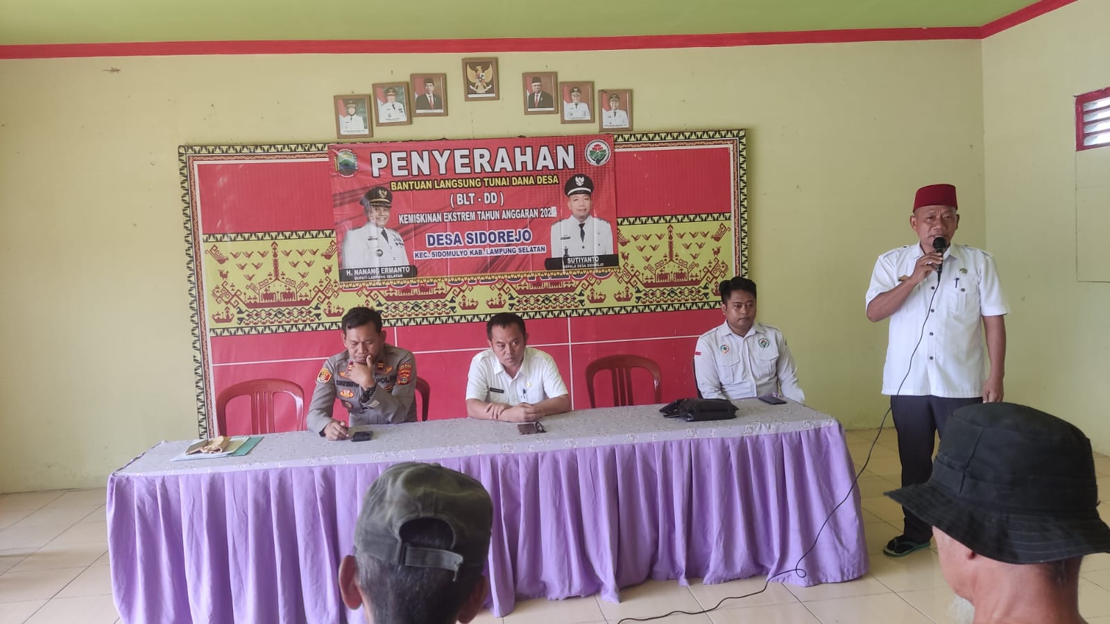 Pemdes Sidorejo Salurkan BLT DD Tahap II Ta-2024